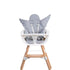 Bundle Evolution 2 in 1 Chair Natural/ White & Angel Cushion Grey