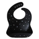 Silicone Bib Black Numbers