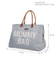 Mommy Bag Grey, Off White