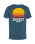 Mat T-Shirt Sunset Blue