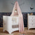 Canopy Leander Classic Cot Pink