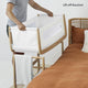 Snuz Pod4 Bedside Crib Natural Snuz Lebanon Dubai UAE-Saudi Arabia ME