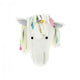 Unicorn Head With Pastel Rainbow Mane
