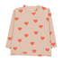 Hearts Tee Light Nude