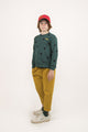 Solid Pleated Pant Mustard
