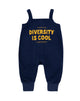 Diversity Is Cool Dungaree Deep Blue Yellow