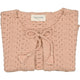 A Pink Edith Cardigan Knitted Cotton Lurex