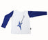 Guitar T-Shirt White & Blue