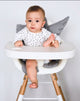 Bundle Evolution 2 in 1 Chair Natural/ White & Angel Cushion Grey