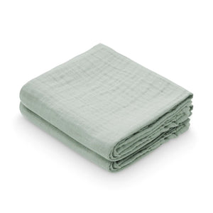 Muslin Cloth Pack of 2 Dusty Green