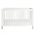 A Gelato 4-in-1 Convertible Crib w/Toddler Conversion Kit In White, NX Feet