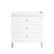 A White Gelato 3-Drawer Changer Dresser