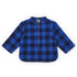 Arty Check Baby Shirt Blue