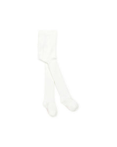 Ribbed Baby Tights Offwhite