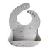 Silicone Bib Light Grey Safari