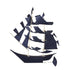 Toy Flying Dutchman Ship Kite Large Indigo