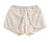 A Velinda Cream Baroque Lace Shorts