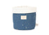 Panda Basket Small Gold Stella, Night Blue